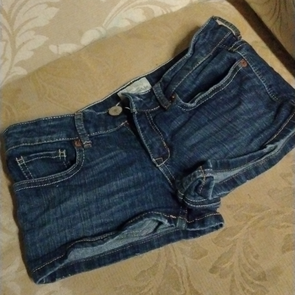 Dark blue jean Aeropostale shorts